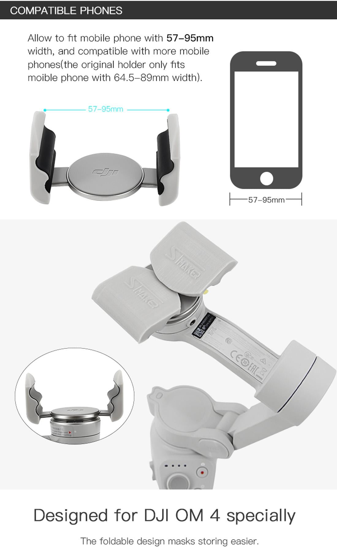 Quick Release Magnetic Buckle for Dji Om4 Gimbal