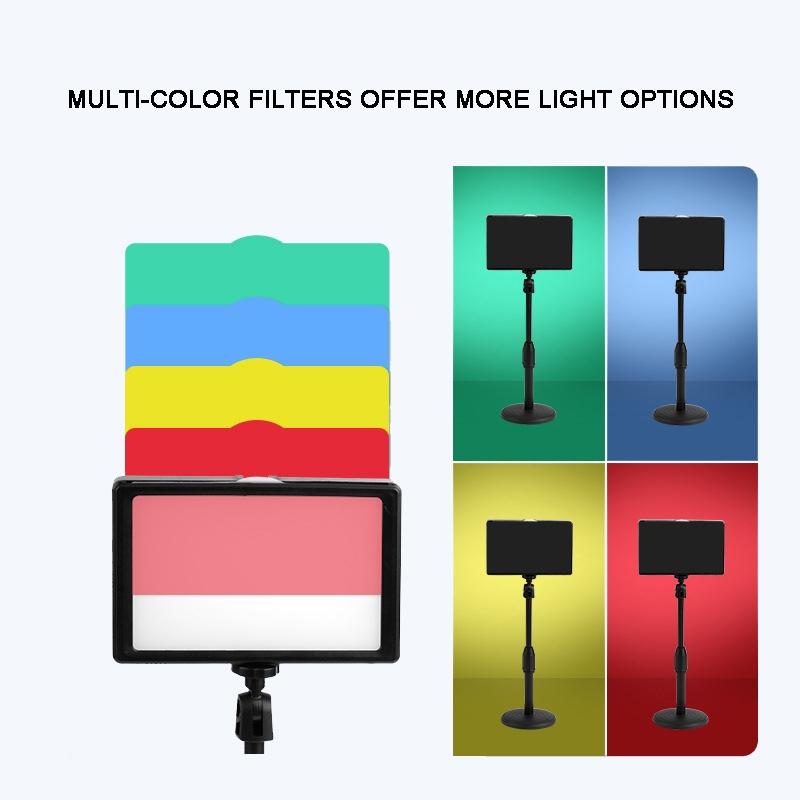 Adjustable 8-inch Flat-panel Live Fill Light with Overhead Bracket