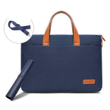 Ultra-thin Macbook Laptop Bag with Mouse Pad - Dark Blue & Black 13.3-14 Inches