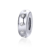 925 Sterling Silver Zircon Beaded Bracelet Accessories