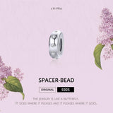 925 Sterling Silver Zircon Beaded Bracelet Accessories - Top-Down View