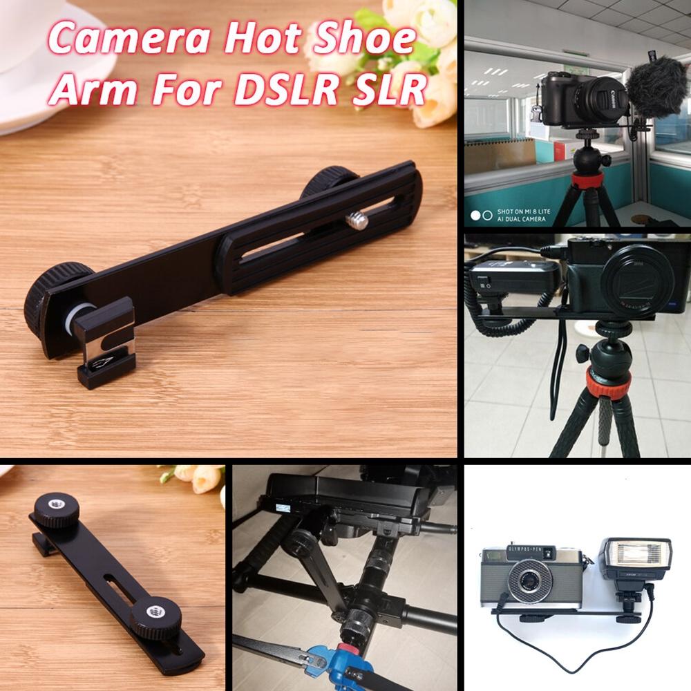 Black Metal Flash Bracket For Dslr Cameras