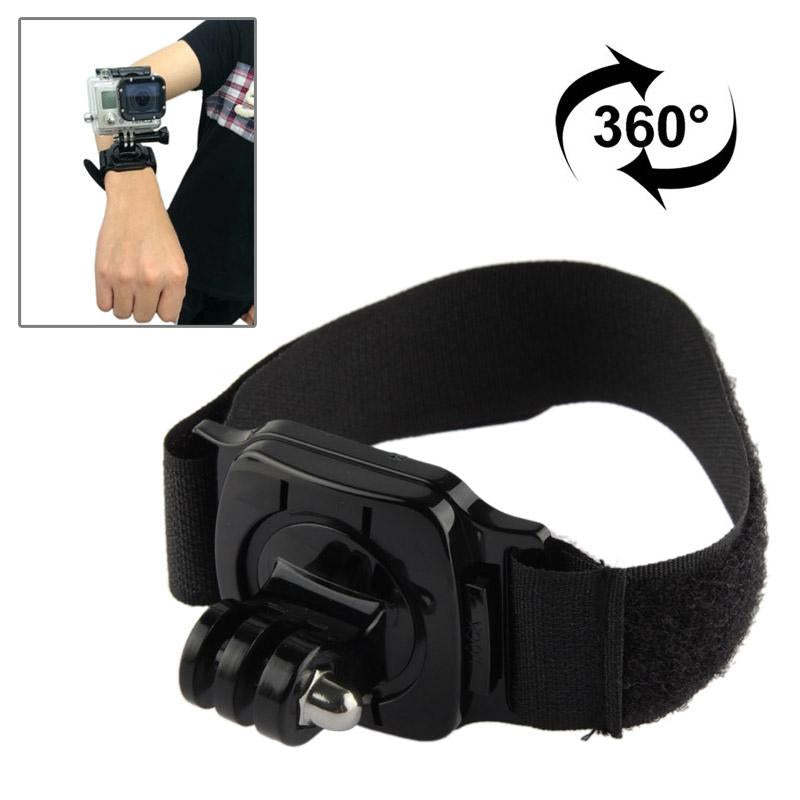 360 Degree Hand Camera Mount for Gopro Insta360 Dji Action and Other Action Cams - 36cm Strap