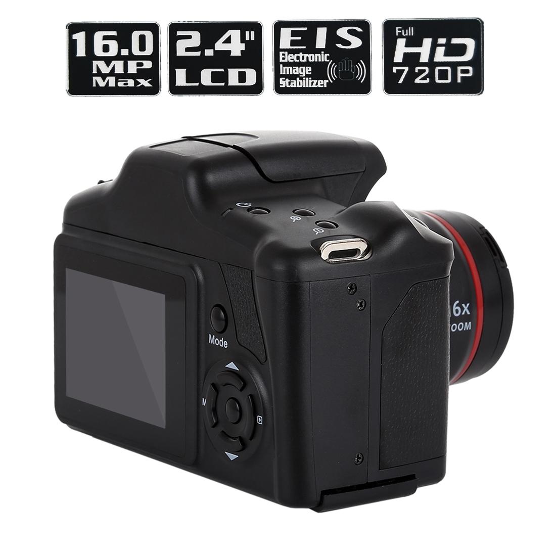 Hd Dv Slr Camera with 1.3mp 2.4 Lcd 720p Recording and Eis