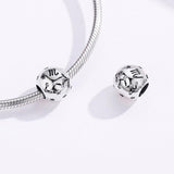 925 Sterling Silver Diy Beaded Bracelet For Scorpio Style - Scorpio - Rear View