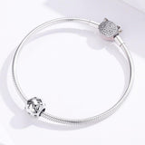 925 Sterling Silver Diy Beaded Bracelet For Scorpio Style - Scorpio - Close-Up Angle