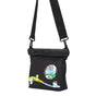 Waterproof One Shoulder Crossbody Bag Medium Black