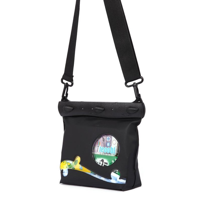 Waterproof One Shoulder Crossbody Bag Medium Black