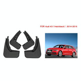 For Audi A3 Hatchback 2014-2016 4Pcs / Set Car Auto Soft Plastic Splash Flaps Fender Guard - Side View
