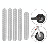 Reflective Stickers for Ninebot Es1 Scooter - White