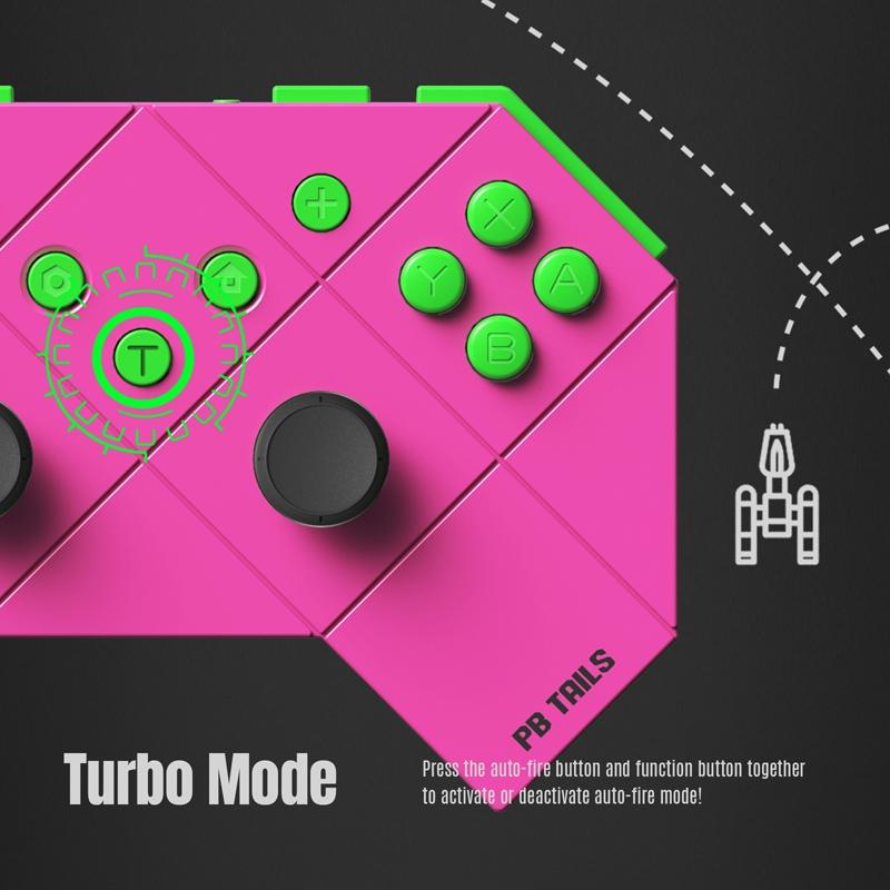 Deluxe Silver Gamepad for Switch - Tooth Design