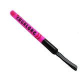 Rose Red Short Foam Stick For Boxing And Sanda Training - Front View