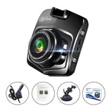 2.4 Car Dvr with Parking Monitoring & Loop Recording - Black - Top-Down View