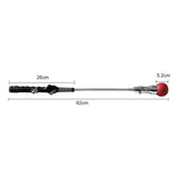 62cm Golf Swing Practice Stick for Beginners - Top-Down View