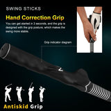 62cm Golf Swing Practice Stick for Beginners - Low Angle