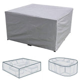 Waterproof Outdoor Table and Chair Cover - 270x180x89cm - Close-Up Angle