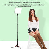 600 Led Flat Fill Light with Remote & Display - Ttv-600 - Rear View