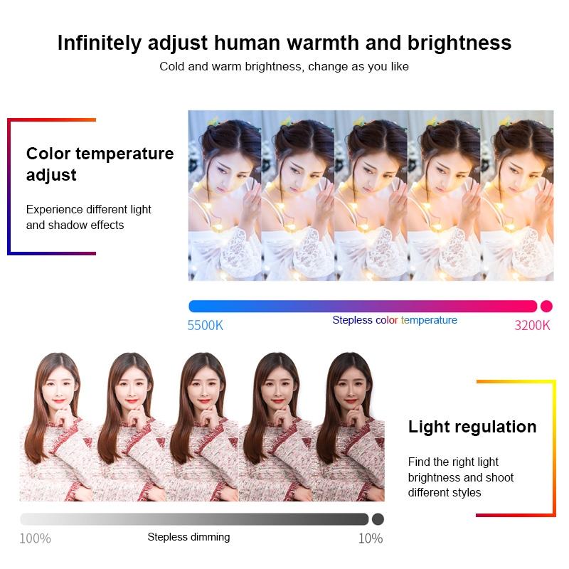 600 Led Flat Fill Light with Remote & Display - Ttv-600