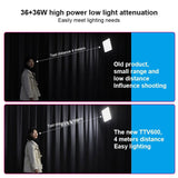 600 Led Flat Fill Light with Remote & Display - Ttv-600