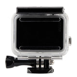 Waterproof Touch Back Cover for Gopro Hero7 - White / Silver - Low Angle