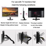 Computer Monitor Stand Accessories - Non-hole Design - Top-Down View