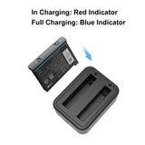 Insta360 X3 Dual Battery Charger with Indicator Light - Rear View