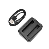 Insta360 X3 Dual Battery Charger with Indicator Light - Low Angle