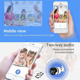 Smart Wifi Security Camera - Hd Waterproof Ip66 For Indoor / Outdoor Surveillance - Top-Down View