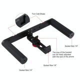 4-In-1 Vlogging Kit With 4.7 Ring Light Mic Tripod & Stabilizer