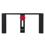 Smartphone Video Rig For Vlogging And Filmmaking - Stabilizer For Iphone Galaxy Huawei Xiaomi Htc Lg Google And More - Front View