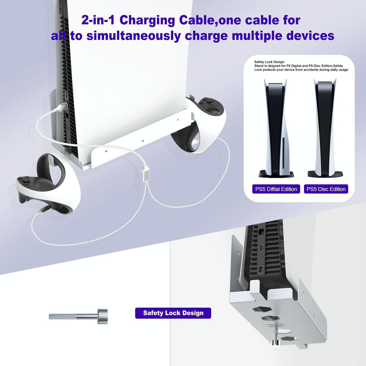 Jys Helmet Headset Storage Rack for Ps5 / Ps Vr2 Series