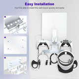 Jys Helmet Headset Storage Rack for Ps5 / Ps Vr2 Series - Rear View
