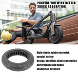 Solid 10x2.125 Inch Tyre for Ninebot Segway Electric Scooter - Rear View