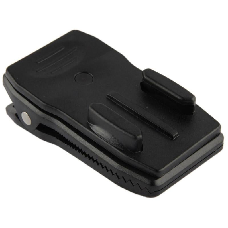 360 Degree Quick Release Backpack Hat Clip for Action Cameras