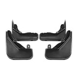 For Mercedes-Benz E-Class 2008-2013 4Pcs / Set Car Auto Soft Plastic Splash Flaps Fender Guard - Front View