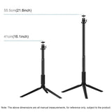 Live Broadcast Phone Bracket & Tripod Mount with Extension Rod & 6.2 Inch Led Ring Light Kit - Close-Up Angle