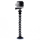 Jaws Flex Clamp Mount for Action Cameras - Steering Car Glass - Front View