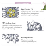 925 Sterling Silver Sunflower Bead Bracelet & Necklace Set - Rear View