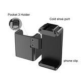 Extended Phone Holder for Dji Pocket 3 - Protection Bezel - Rear View