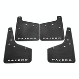 For Mitsubishi Pajero 2004-2021 4Pcs / Set Car Auto Soft Plastic Splash Flaps Fender Guard