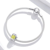 925 Sterling Silver Beer Mug Beads For Diy Bracelets & Necklaces - Low Angle
