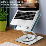 Lenovo Laptop Cooling Stand - Rotating Design - Close-Up Angle