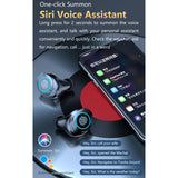Waterproof Wireless Bluetooth Earphones with Touch Screen and Charging Box - Extra Image