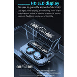 Waterproof Wireless Bluetooth Earphones with Touch Screen and Charging Box