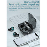 Waterproof Wireless Bluetooth Earphones with Touch Screen and Charging Box - Extra Image