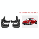For Volkswagen Beetle 2012-2019 4Pcs / Set Car Auto Soft Plastic Splash Flaps Fender Guard - Side View