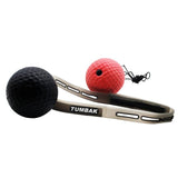 Adults' Fight Club Training Head-Mounted Elastic Boxing Ball In Pu Leather - Front View