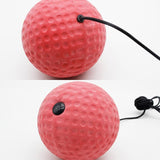 Adults' Fight Club Training Head-Mounted Elastic Boxing Ball In Pu Leather - Top-Down View