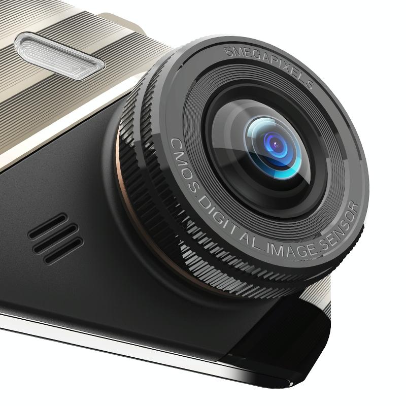 4 Hd 1080p Dual-lens Car Recorder with Night Vision