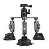Car Mount for Action Camera with Suction Cup - Side View